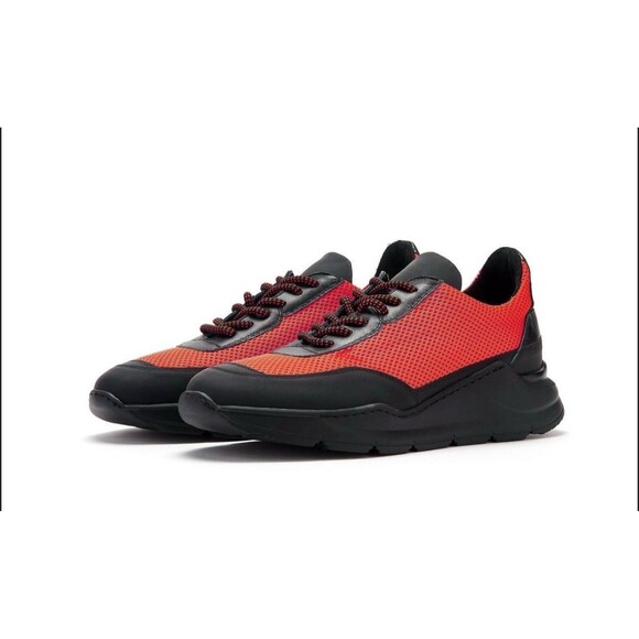 Soho Grit Hollen 3 Vibram Red Black Mens Trainers Size Size US 9 - Picture 1 of 13